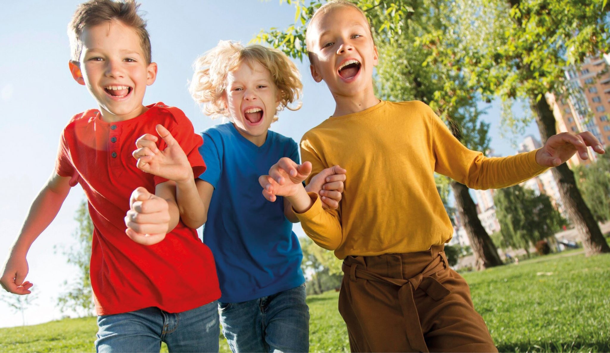 Children enjoying time together outdoors