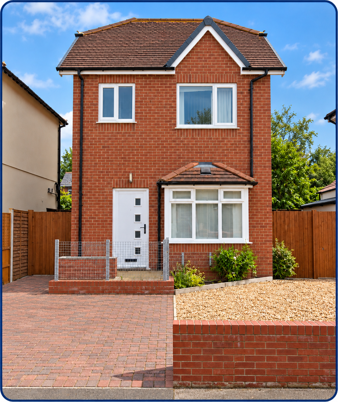 Front exterior of Moorland Lodge in Lytham St Annes